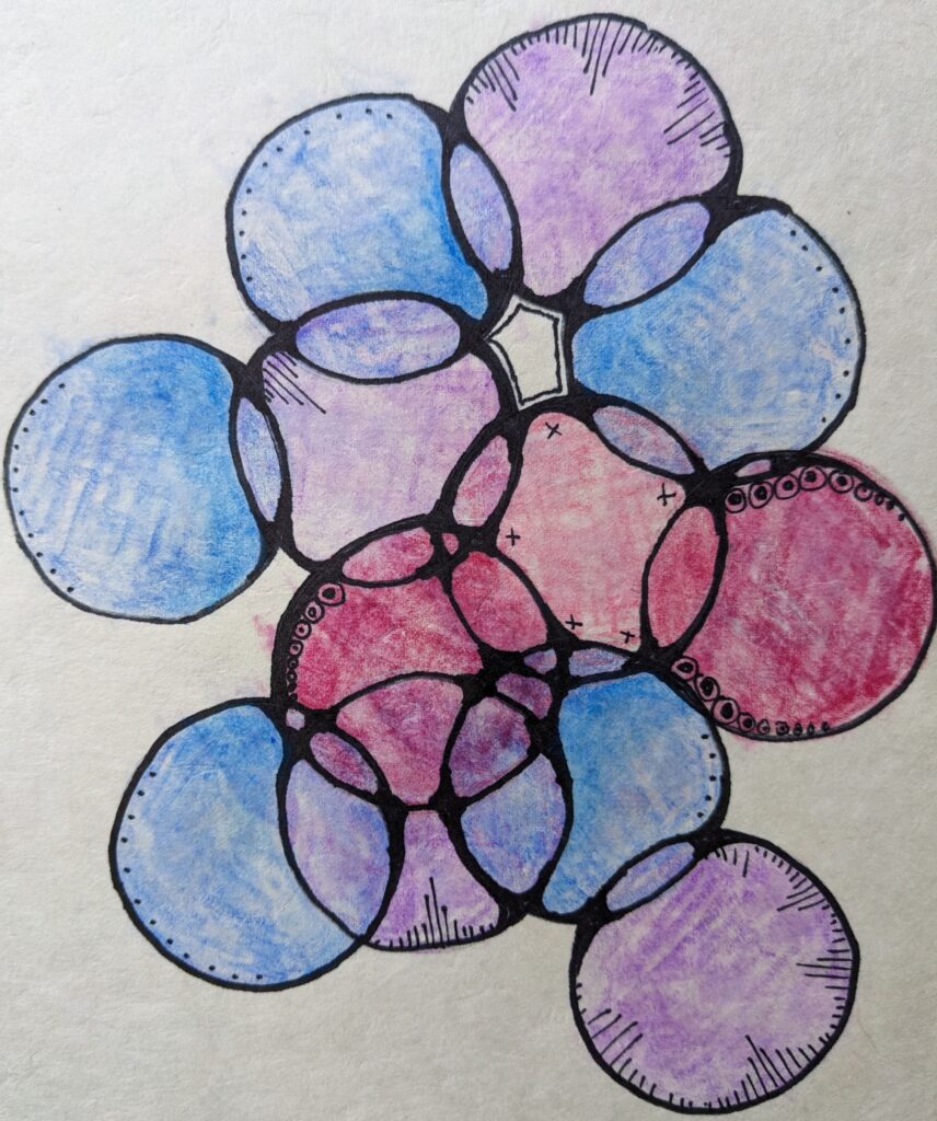 Neurographic Art in Circles | Drawing Meditations